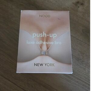 NOOD Push-Up Luxe Adhesive Bra Soft Tan Size B New Nordstrom NIB